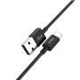 Кабель Hoco X23 Skilled, USB - USB Type-C, 1 м, черный
