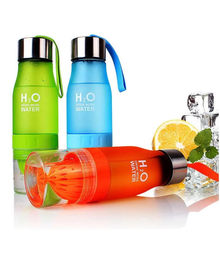 Бутылка H2O Water Bottle с соковыжималкой